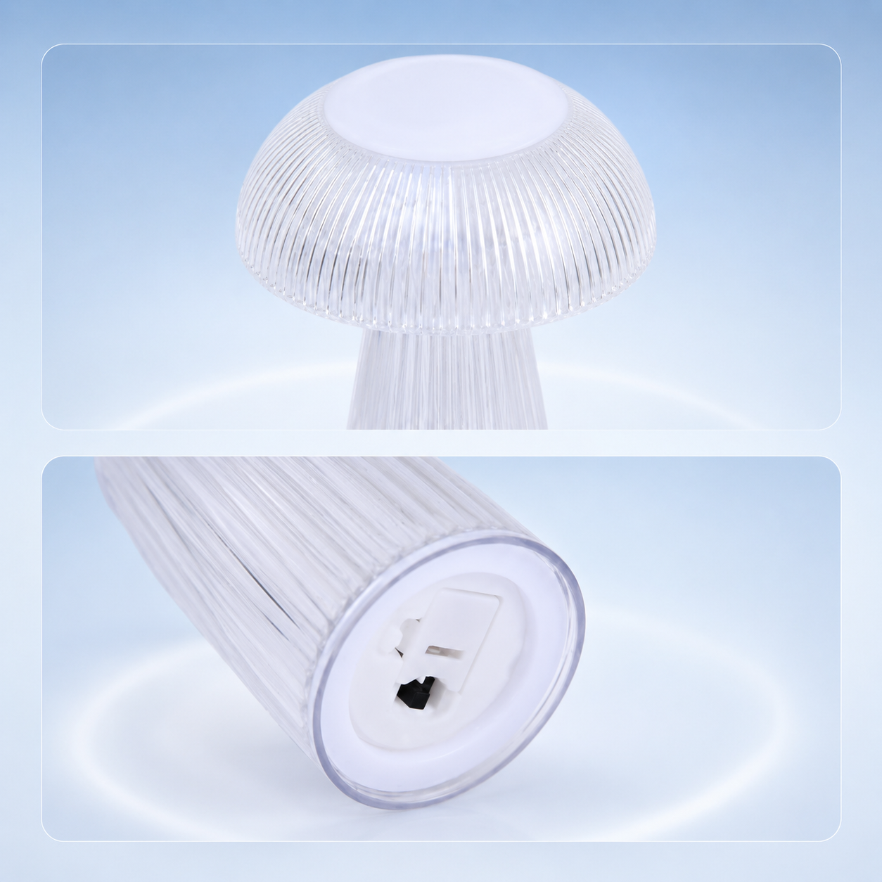 Mushroom Atmosphere Electronic Jellyfish Table Lamp