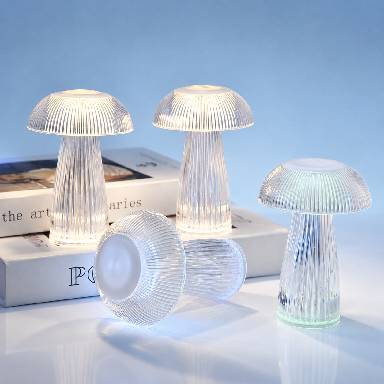 Mushroom Atmosphere Electronic Jellyfish Table Lamp