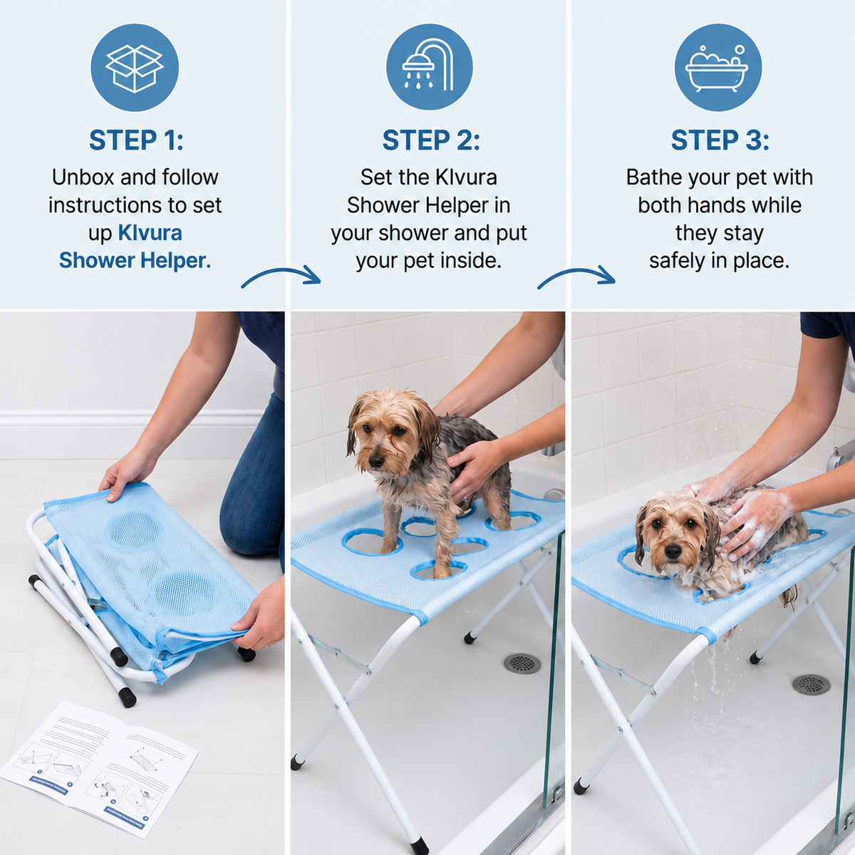 pet bathing stand